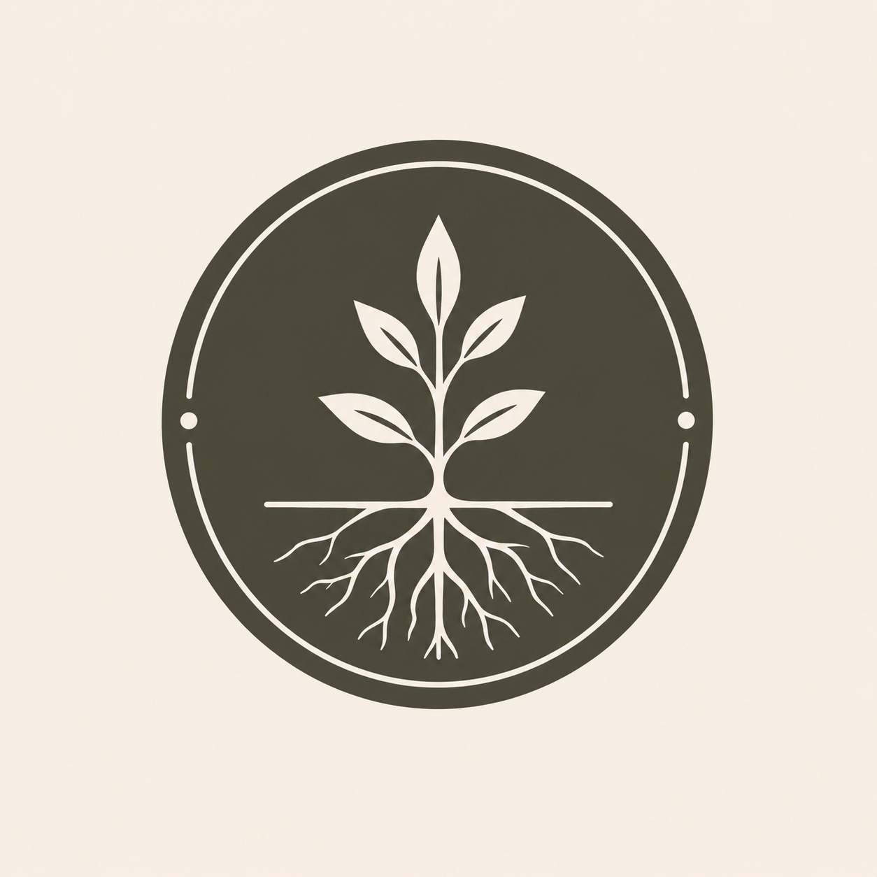 Root & Revival plant and root mark